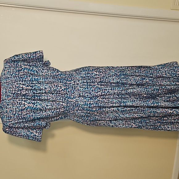 Pink & Blue Dress Size Large - Picture 4 of 5